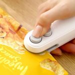 Mini Snack Bag Sealing Machine2 In 1 Heat Usb Rechargeable Snack Bag Selaerplastic Bag Resealing Machine Keep Food Fresh