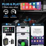 Wireless Apple CarPlay Adapter for Factory Wired Cars from 2016 Onwards - 2-in-1 Wireless CarPlay & Android Auto Adapter