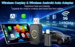 Wireless Apple CarPlay Adapter for Factory Wired Cars from 2016 Onwards - 2-in-1 Wireless CarPlay & Android Auto Adapter